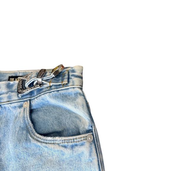 Blank NYC Bleeker Ultra High Rise Wild West Buckle Skinny Jeans size 26 - Picture 5 of 9
